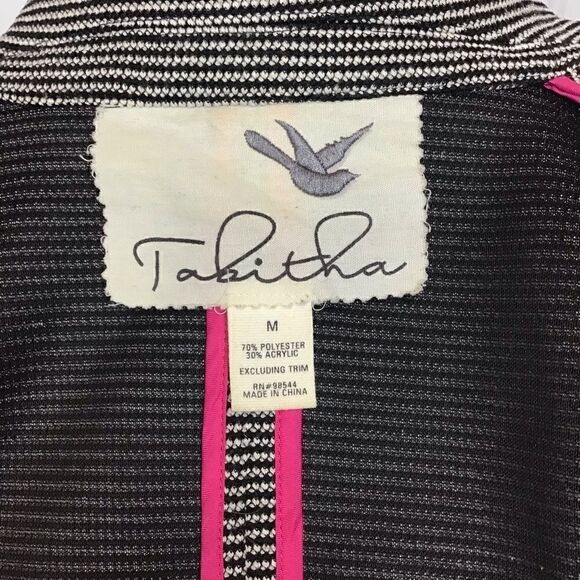 Tabitha (Anthro) Chandelier Stripe Peplum Top M - Picture 3 of 8